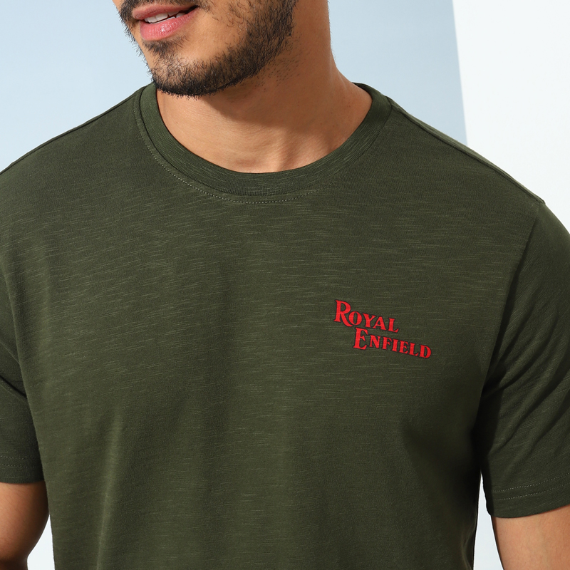 로얄 마운틴 다크 네이비 티셔츠-2